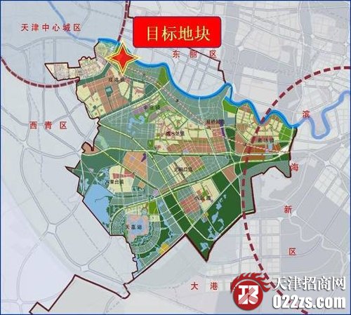 海河中游天津大道沿线-洪泥河西地块出让（30.6公顷）